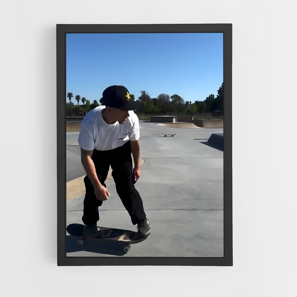 Poster Trickster de Chris Joslin – affiche Skateboard (vue 2)